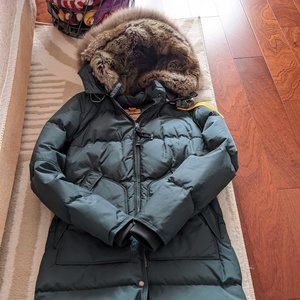PARAJUMPERS Size S Winter Coat with Fur Collar
